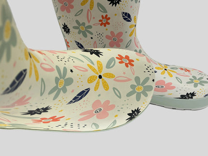 B-Ware Wellie Bare Gr.35 rechter Schuh mit Gelbstich