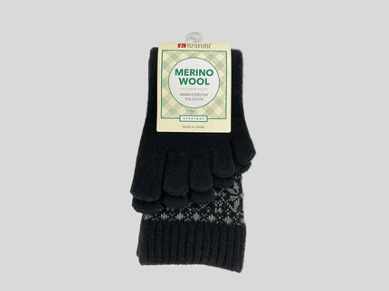 Merino Cashmere Snowflakes Zehensocken