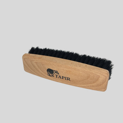 Glanzbürste mit Rosshaar schwarz