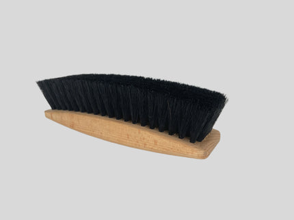Glanzbürste mit Rosshaar schwarz